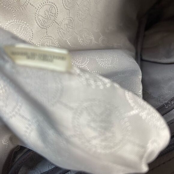 Michael Kors Jet Set Safiano Gray leather tote Silver tone hardwares & l… - Picture 14 of 16